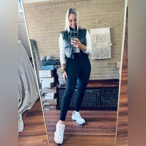 Simply Southern Black Puffer Vest